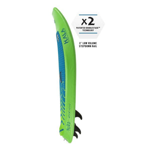 Hala 6'11" PENO INFLATABLE SURF SUP Green HB21-PN1