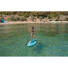 Load image into Gallery viewer, Aqua Marina Stand Up Paddle Board - VIBRANT 8&#39;0&quot; - Inflatable SUP Package, including Carry Bag, Paddle, Fin, Pump &amp; Safety Harness - BT-22VIP
