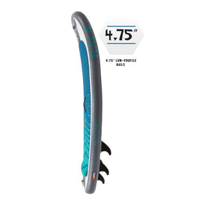 Hala 6'11" MILLIGRAM INFLATABLE SURF SUP Blue/Orange HB21-MG1